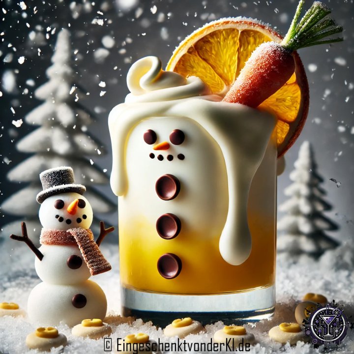 Angepisster Schneemann