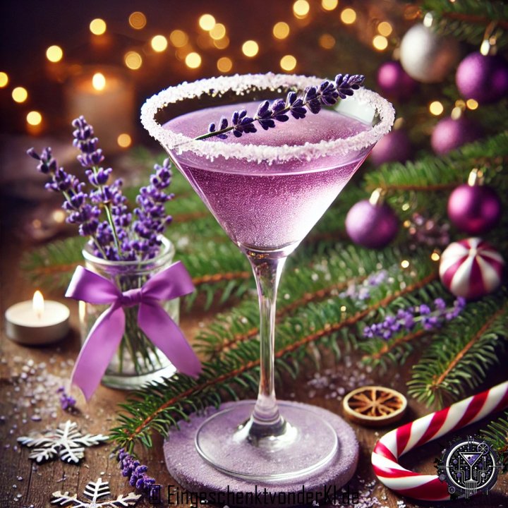 Winter Lavender Sparkle